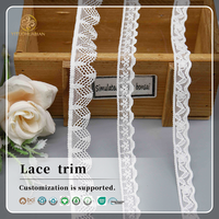 Dentelle extensible en nylon et élasthanne, directement de l'usine, avec motifs micro-floraux en treillis et vagues géométriques pour lingerie et hauts
