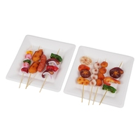 100% Suagrcane bagasse compostable plaque carrée jetable pour la nourriture
