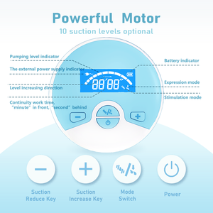 Pompe à lait individuelle rechargeable <span class=keywords><strong>pour</strong></span> usage domestique, équipement d'allaitement abordable <span class=keywords><strong>pour</strong></span> les mères post-partum, approvisionnement en gros direct usine - Product Image 3