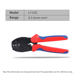 LEKON <span class=keywords><strong>Pince</strong></span> à <span class=keywords><strong>sertir</strong></span> à <span class=keywords><strong>cliquet</strong></span> série LY-03C <span class=keywords><strong>Pince</strong></span> à <span class=keywords><strong>sertir</strong></span> pour bornes <span class=keywords><strong>Pince</strong></span> à <span class=keywords><strong>sertir</strong></span> à main pour bornes à <span class=keywords><strong>sertir</strong></span> - Product Image 5