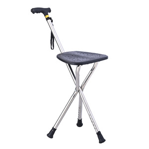Canne de marche Yuda avec siège réglable en acier inoxydable pour le soutien de la mobilité - Product Image 1