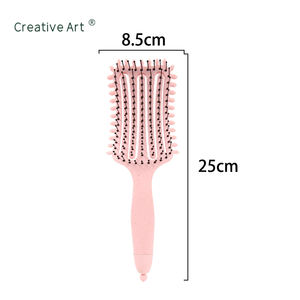 Spazzola Arricciante Originale Brevettata all'Ingrosso, Ecologica in Nylon con Ventilazione in Paglia di Grano - Product Image 6