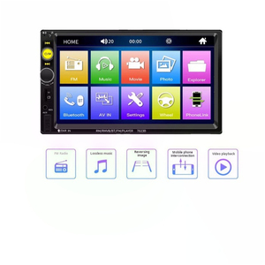 YOSOVLAMP 7 pulgadas coche <span class=keywords><strong>multimedia</strong></span> control central universal radio doble husillo construido en 2 Din <span class=keywords><strong>Bluetooth</strong></span> coche MP5 reproductor - Product Image 3