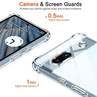 1.5MM d'épaisseur Air-Bag Crystal Clear Phone Case pour Google Pixel 8A 8 Pro 6A 7A 9A 6 7 8 9 Pro XL Housse antichoc pour Google Case