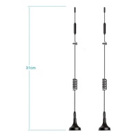 Antenne MIMO mâle à base magnétique ZKT 12dBi 4G LTE pour passerelle cellulaire sans fil CPE, routeur IoT industriel vertical IP66 10W
