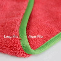 Serviette de polissage automobile en microfibre 40x60cm 400gsm, ultra douce, absorbante, pour le séchage de la cuisine et des voitures, serviette en microfibre pour le lavage de voiture