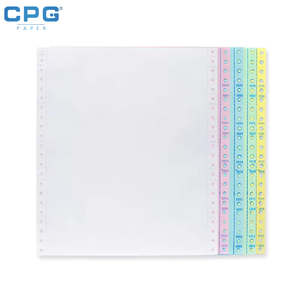 Rouleau de papier NCR 2 plis, impression bleue, haute sensibilité, papier autocopiant pour terminal de point de vente et facturation - Product Image 1