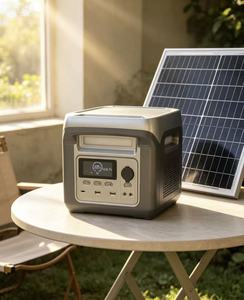 Station d'alimentation portable grande capacité MK-1000W 220V, compatible avec la production d'énergie solaire et le stockage d'énergie - Product Image 2