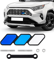 Badge d'emblème de voiture en gros pour 4Runner Highlander, badge de calandre tricolore, autocollant d'emblème EOD en acrylique pour accessoires de camion Toyota