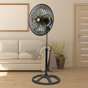 Konka — ventilateur électrique avec lame métallique rotative, appareil de 18 pouces à 360 degrés sur pied, pour maison - Product Image 3