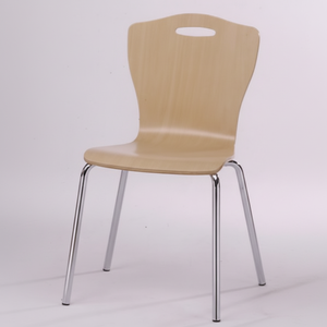 Juego de mesa de comedor y silla moderno de 6 piezas, muebles de madera apilables para uso doméstico en la cocina - Product Image 1