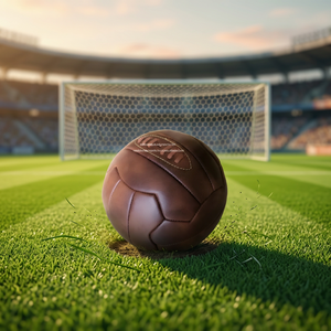Balones de fútbol Vintage de cuero de buena calidad, estilo cosido a mano, balones de fútbol marrones, Panel de cuero, pelota Retro clásica Original - Product Image 4