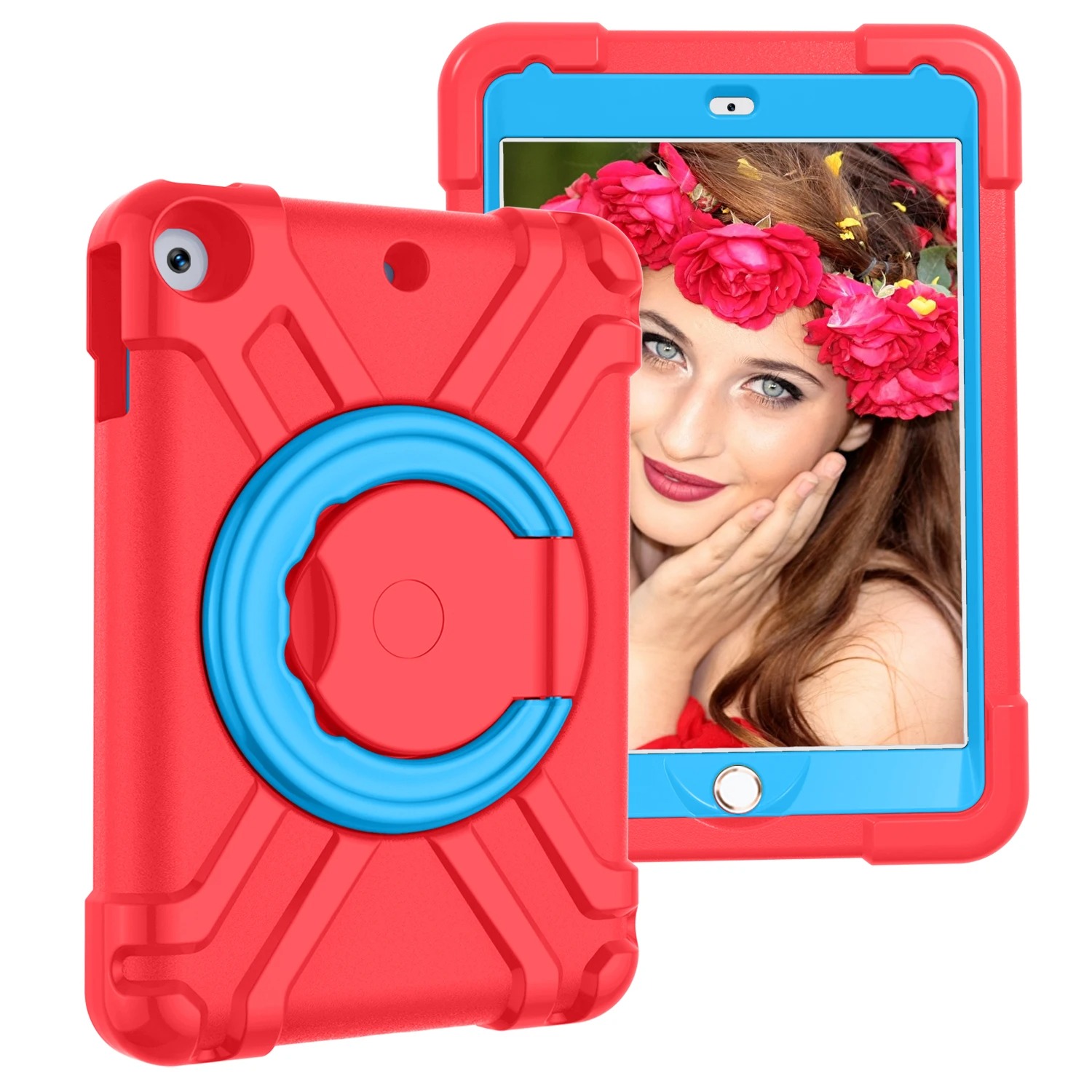 Rojo + azul para iPad mini1/2/3