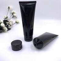 Envase de Tubo Cosmético de Plástico PE PCR Vacío de 50ml 200ml, Color Personalizado Rosa Crema, Tapa Abatible, Logotipo Personalizado, Serigrafía, Cuidado de la Piel