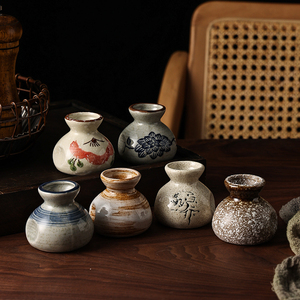 Japanese Style Tableware Decoration Antique Toothpick Holders Custom Handmade Ceramic Toothpick Holder