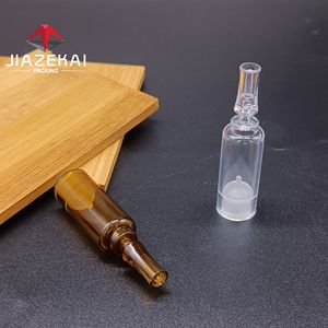 Botellas de vidrio de jeringa <span class=keywords><strong>desechables</strong></span> OEM, vacías transparentes de <span class=keywords><strong>3</strong></span> <span class=keywords><strong>ml</strong></span> para contenedores de suero, tapón de goma, cilindro de plástico - Product Image 1