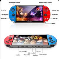 Nouvelles consoles de jeu portables X7 Plus grand écran 4K HD double commande 16 Go Consoles de jeux vidéo rétro portables