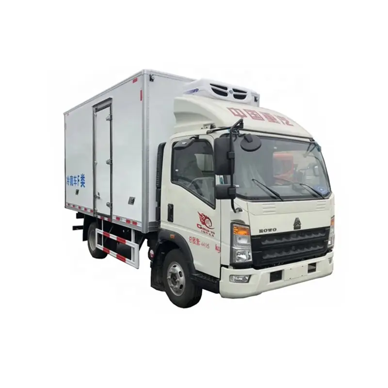 Sinotruk HOWO 4*2ตู้เย็นเทอร์โมคิงขนาดเล็ก,รถบรรทุกตู้เย็นรถบรรทุก