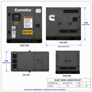 Generadores Diésel Súper Silenciosos de 50 kVA en Venta, Generador de 50 kVA - Product Image 2