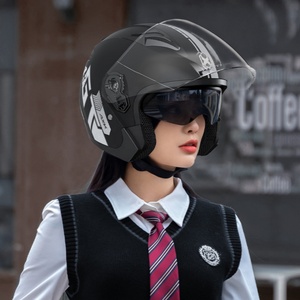 Nuovo Casco Aperto Premium in ABS per Moto e Scooter Elettrici, Doppia Lente, per Tutte le Stagioni - Product Image 6
