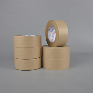 Ruban d'emballage renforcé activé par l'eau personnalisé ruban d'étanchéité kraft imprimé avec logo ruban d'expédition <span class=keywords><strong>pape</strong></span> - Product Image 5