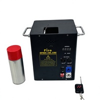 Machine à flamme électrique carrée 100W en métal, portée 2-3M, étanche, télécommandée, pour effets de flamme artificielle sur scène, concerts et fêtes