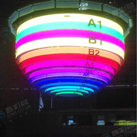 Pantalla LED Flexible para Interiores X,X de Bajo Consumo, Panel LED Curvable para Decoración de Galerías de Arte