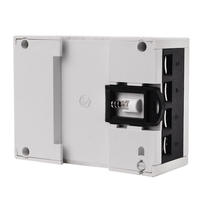 Compteur d'énergie intelligent triphasé électronique 4P 230/400V AC 3 phases 4 fils avec couvercle transparent Classe 1.0 pour rail DIN