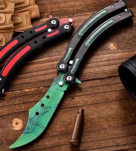 <strong>Butterfly</strong> Training <strong>Knife</strong> <strong>Trainer</strong> Exercises 3d Mode Outdoor Exercise Blunt Blade Without Sharpening Rotary Pocket <strong>Knife</strong> - Product Image 4