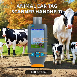 Lector de ganado de largo alcance de 134,2 kHz para Escáner de animales RFID, lector de etiquetas de identificación de plástico portátil para uso agrícola - Product Image 6