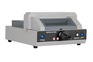 Machine de découpe de papier électrique de bureau 320V+ Alimentation manuelle du papier Omron Haute précision Largeur de coupe 320 mm Capacité de production 200 m/min - Product Image 3