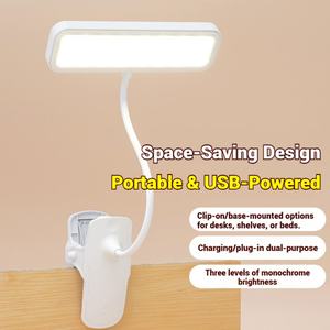 Lámpara de Escritorio LED OEM con Protección Ocular, Carga USB, Manguera Ajustable, con Clip, para Mesa de Estudio, para Sala de Lectura - Product Image 4