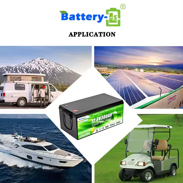 Bateria de íon de lítio recarregável Lifepo4 12V 300ah Gua, ferramentas elétricas para armazenamento de energia doméstica, veículos elétricos com célula Lev50 5 anos