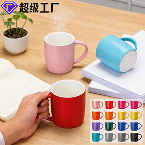 <b>Ceramic</b> Mug Colored Glaze Gold Plated 301-400ml Business Gifts - Product Image 2