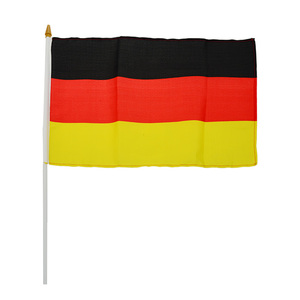 Banderas de mano de plástico con asta para aficionados, banderines nacionales de coches R-S-A al por mayor - Product Image 5