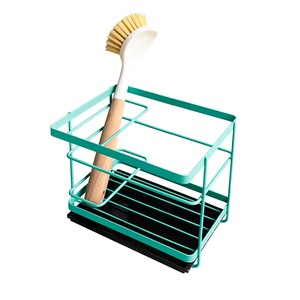 Nuovo stile in metallo acciaio lavello da cucina 304 in acciaio inox Caddy adesivo in spugna di filo lavello a parete con vassoio di gocciolamento - Product Image 1