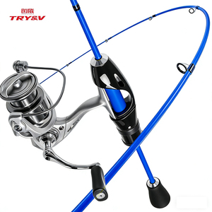 חכה מסתובבת דיג רגישה וגמישה מסיבי פחמן קלים ועמידים בפני שחיקה, אספקת מפעל TRY&V - Product Image 1