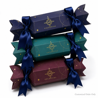 Coffret Cadeau de Parfum de Luxe Personnalisé en Forme de Cracker Céleste avec Ruban Pliable – Vente en Gros