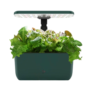 Sistema de Hidroponía Casero, Moderno Sistema de Jardín Hidropónico Interior con Luz LED de Cultivo, Plástico Digital, Capacidad para 6 Plantas Verdes para <span class=keywords><strong>AeroGarden</strong></span> - Product Image 1