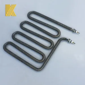 Customized Industrial Air Heater Spiral Finned Air Heating Element