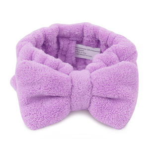 Bandeau en velours élégant avec nœud |   Parfait pour la protection des cheveux et le maquillage - Product Image 5