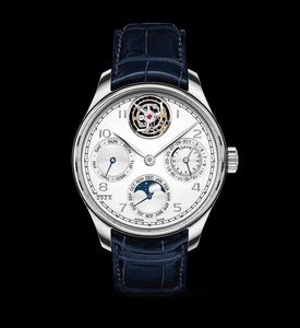 Montres en verre de quartz pour hommes, style luxe, bracelet noir, montre internationale, décontractée, classique, sportive, en alliage, bracelet en cuir, Iwcs - Product Image 4