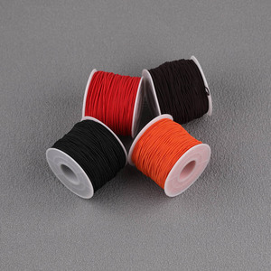 Cordon élastique perlé torsadé 1mm 50m, accessoires de bijouterie pour bracelet, vêtements, cordon de serrage - Product Image 4