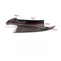 Splitter avant en fibre de carbone style M Sport pour pare-chocs BMW Série 3 E92 E90 E93 M3 08-13