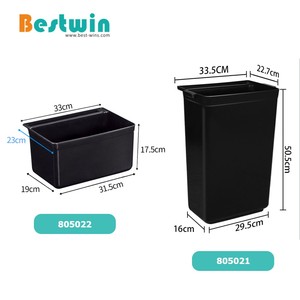 Caja de almacenamiento comercial para cocina, contenedor de plástico PP para bañera de autobuses, utilitario para restaurante - Product Image 3