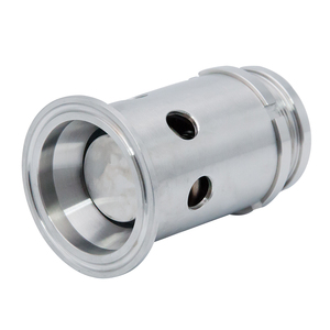 Valvole <span class=keywords><strong>di</strong></span> Sicurezza per Vuoto e <span class=keywords><strong>Pressione</strong></span> in Acciaio Inox SS316L 2.5Bar 50.8MM 2 Pollici TC64MM Modello Fisso Grado Sanitario con Attacco Tri-Clamp - Product Image 4