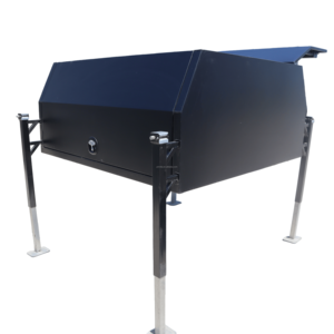 4x4 Offroad Aluminum Ute Canopy with Jack Stands, Powder Coated <b>Lockable</b> Truck Tool <b>Box</b> - Product Image 6