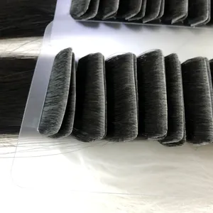 Nuovo nastro invisibile nelle estensioni dei capelli nastro iniettato di trama della pelle dell'unità di elaborazione legato a mano senza cuciture umano nelle estensioni dei capelli del nastro invisibile