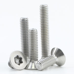 50 pçs/saco M1.4 M1.6 M2 M2.5 M3 M4 M5 M6 M8 Aço Inoxidável 304 Cabeça Chata Torx Máquina Parafuso CSK Cabeça Seis Lobe Estrela Parafuso - Product Image 1