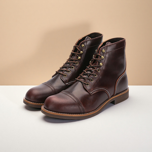 <span class=keywords><strong>Botas</strong></span> de cuero genuino estilo americano retro con capa superior de piel de vaca, <span class=keywords><strong>botas</strong></span> de desierto, <span class=keywords><strong>botas</strong></span> de motociclista con suela adhesiva <span class=keywords><strong>tipo</strong></span> <span class=keywords><strong>Martens</strong></span>. - Product Image 1